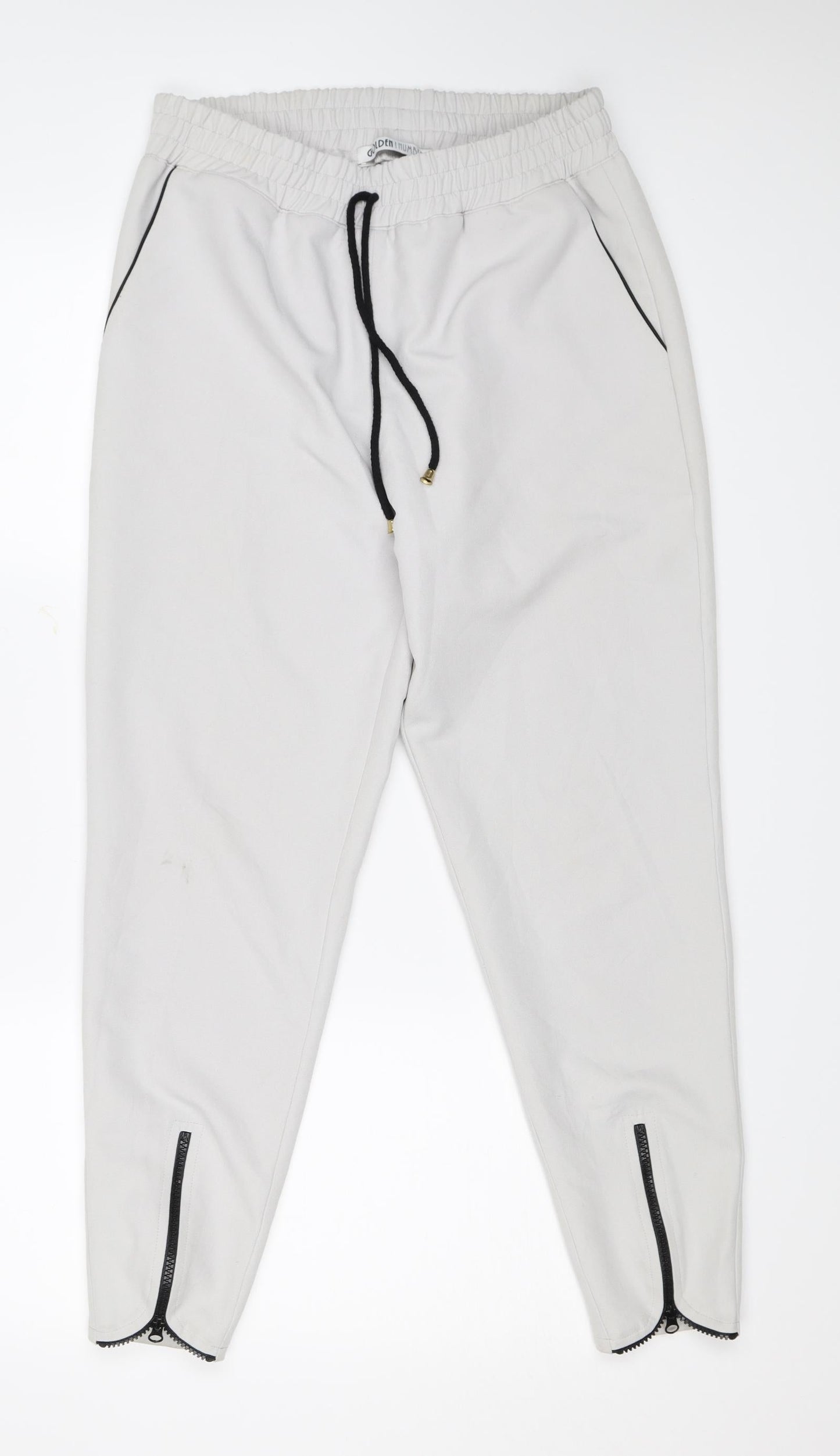 Golden Number Womens Grey   Trousers  Size 12 L25 in