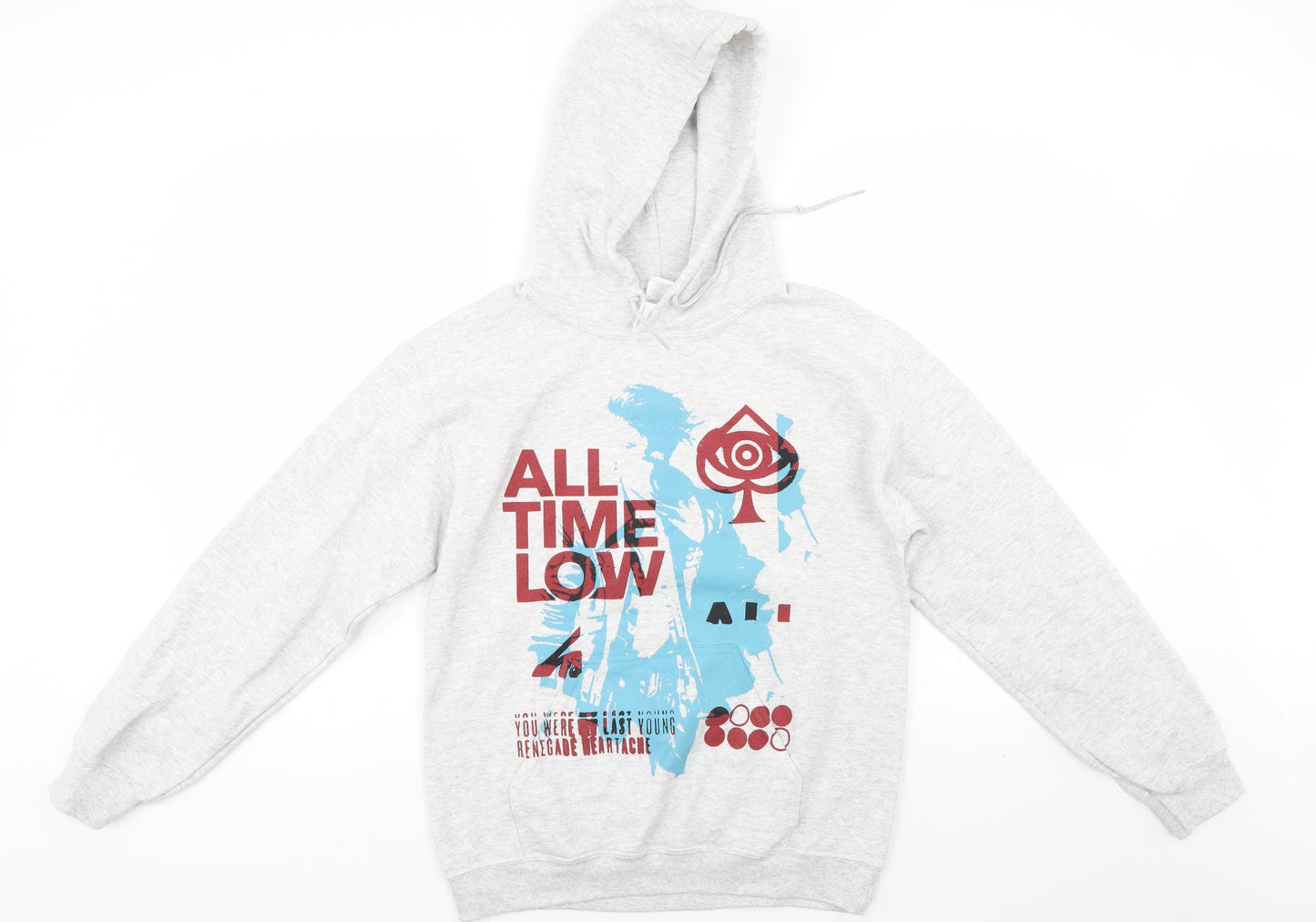 Gildan Womens Red   Pullover Hoodie Size S