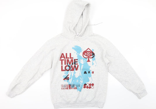 Gildan Womens Red   Pullover Hoodie Size S