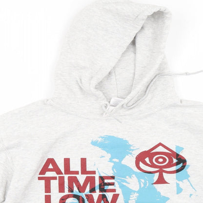 Gildan Womens Red   Pullover Hoodie Size S