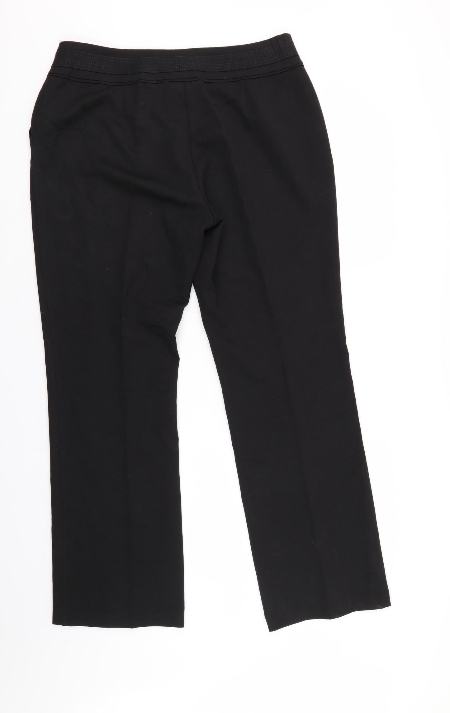 BM Collection Womens Black   Trousers  Size 14 L30 in