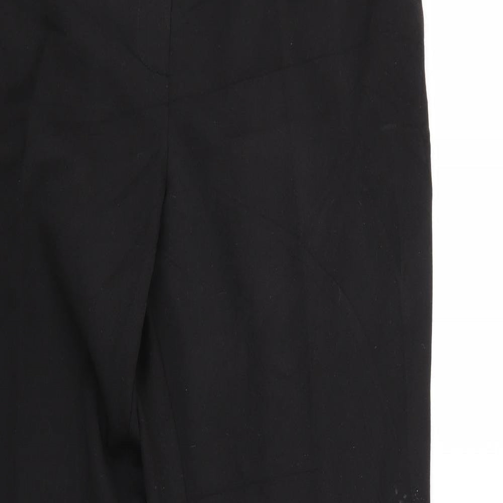 BM Collection Womens Black   Trousers  Size 14 L30 in