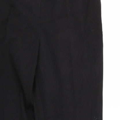 BM Collection Womens Black   Trousers  Size 14 L30 in
