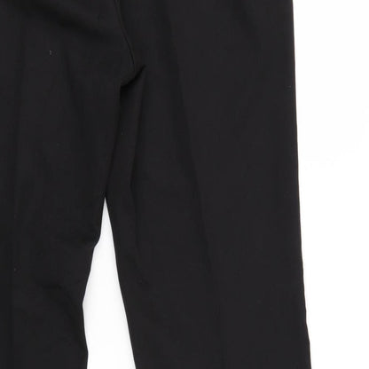 BM Collection Womens Black   Trousers  Size 14 L30 in