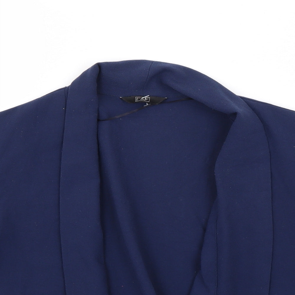 F&F Womens Blue   Jacket Suit Jacket Size 12