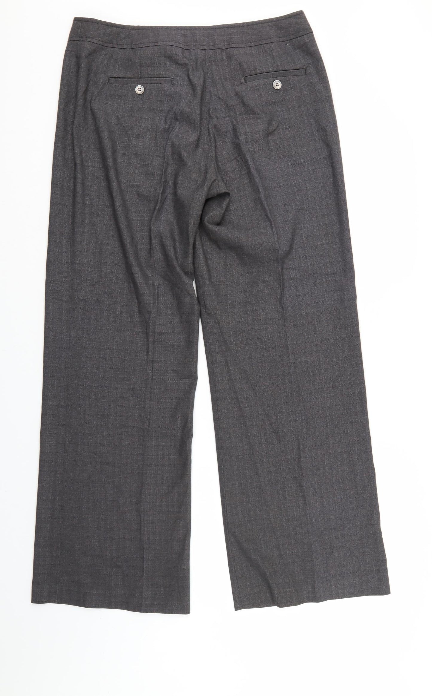 Womens UK Size 12 NEXT Regular Fit  Grey Trousers