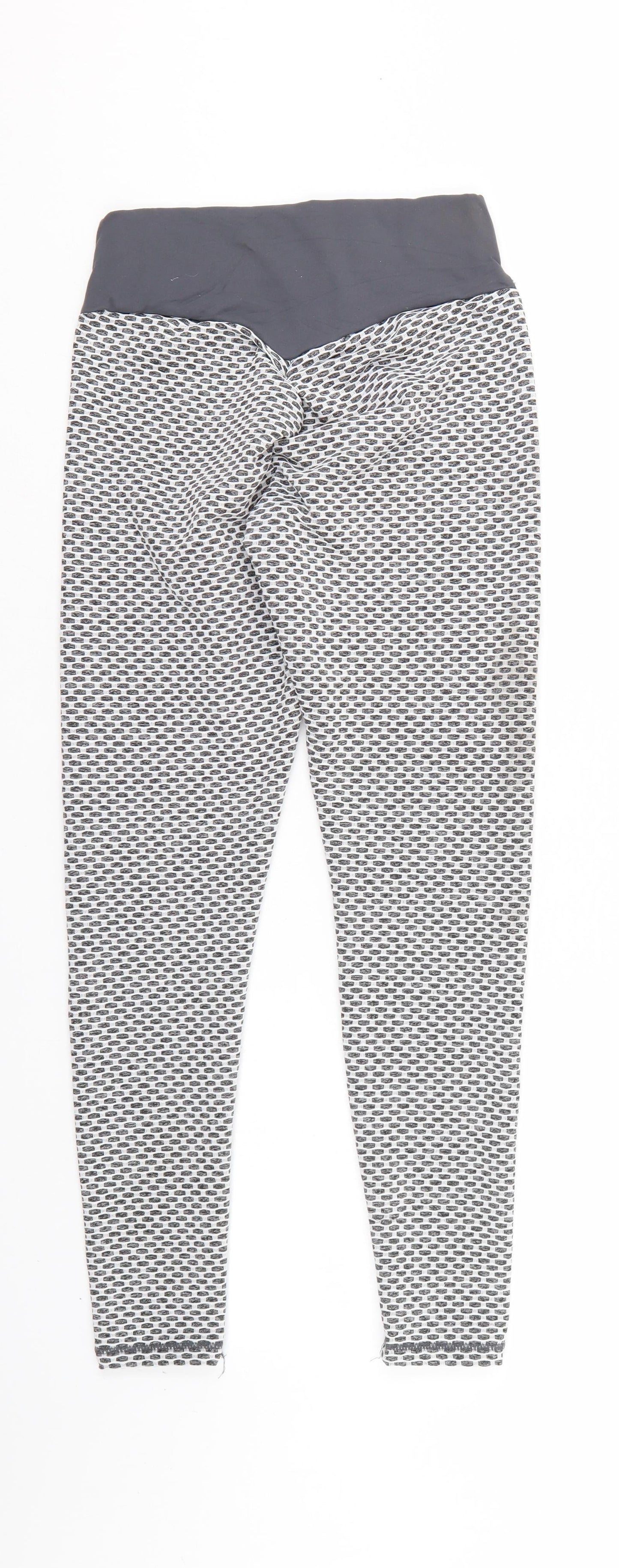 Womens UK Size S Preworn   Grey Leggings