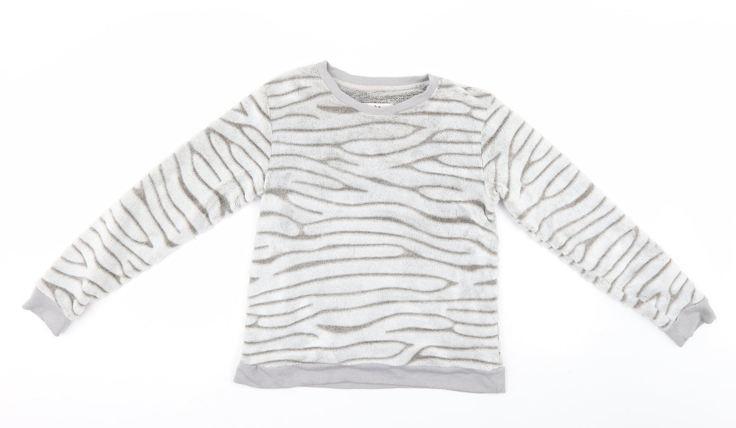 lounge & sleepwear Womens Grey Animal Print   Pyjama Top Size 6