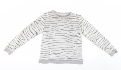 lounge & sleepwear Womens Grey Animal Print   Pyjama Top Size 6