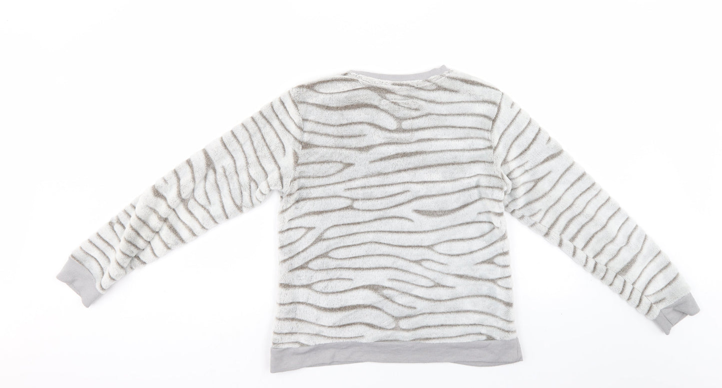 lounge & sleepwear Womens Grey Animal Print   Pyjama Top Size 6