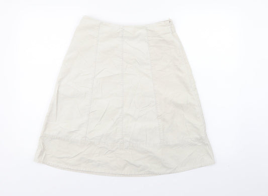 Dickins & Jones Womens Ivory   A-Line Skirt Size 8