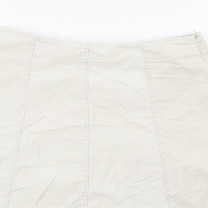 Dickins & Jones Womens Ivory   A-Line Skirt Size 8