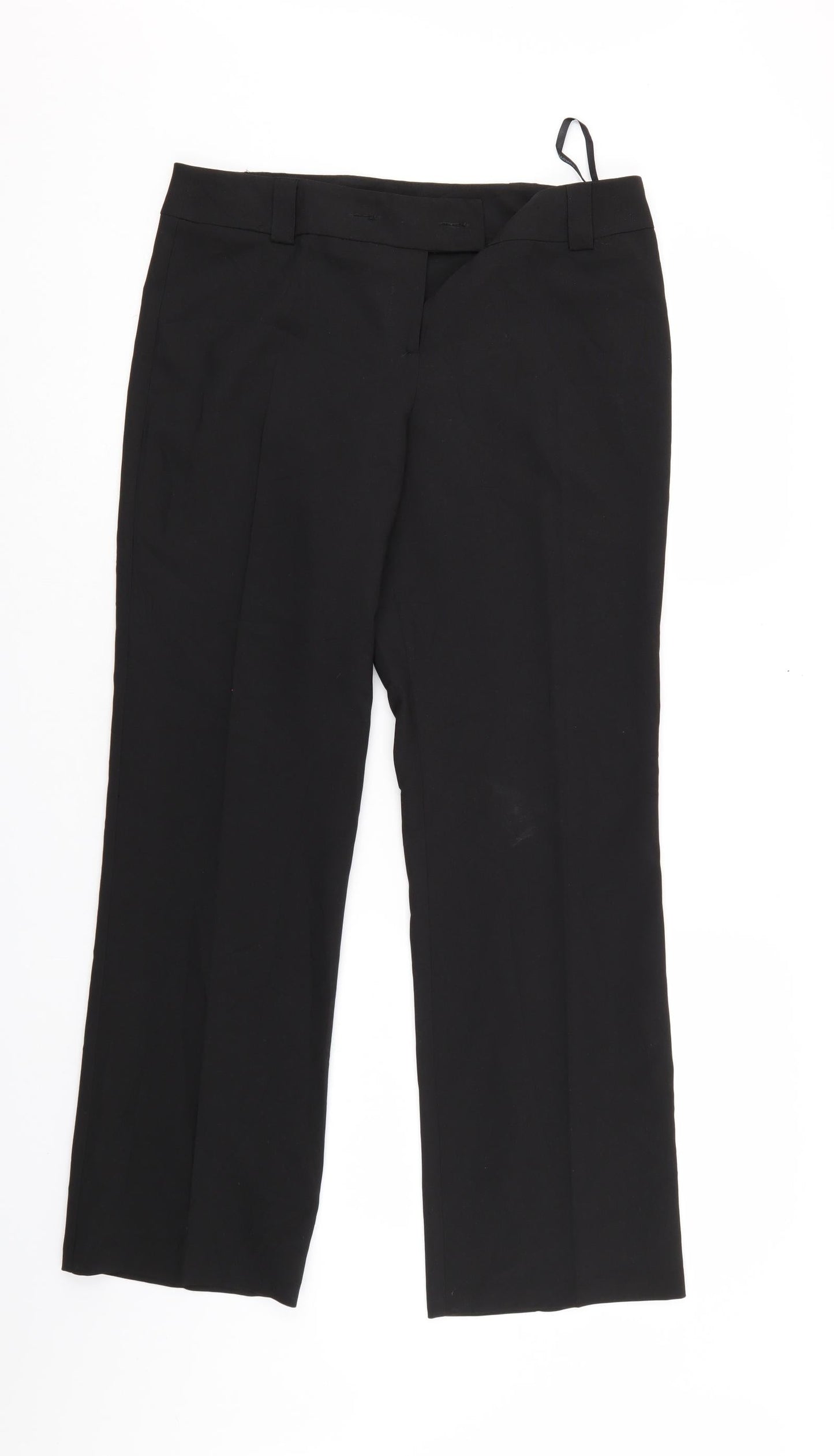 Womens UK Size 12 Dorothy Perkins Regular Fit  Black Trousers