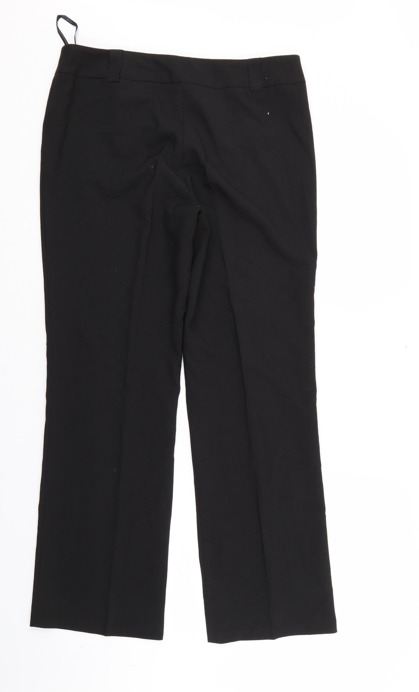 Womens UK Size 12 Dorothy Perkins Regular Fit  Black Trousers