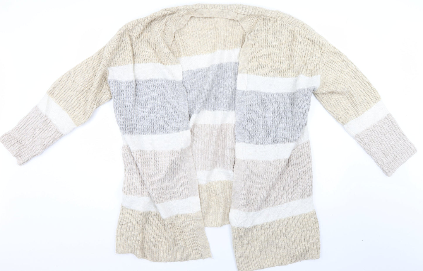 George Womens Multicoloured Striped  Cardigan Jumper Size M