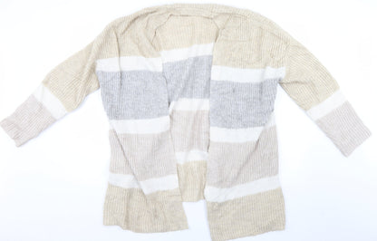 George Womens Multicoloured Striped  Cardigan Jumper Size M