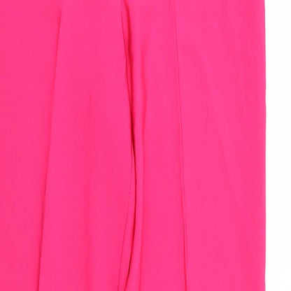 Pisani Womens Pink   Trousers  Size 6 L29 in