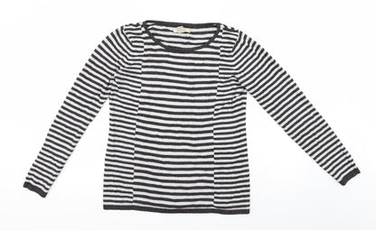 G.H. Bass & Co. Womens Multicoloured Striped  Pullover Jumper Size M