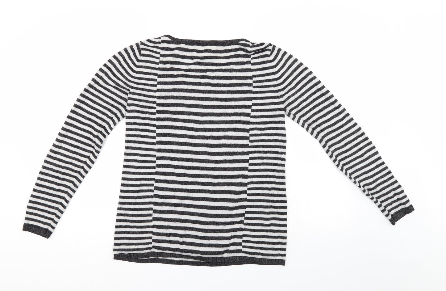 G.H. Bass & Co. Womens Multicoloured Striped  Pullover Jumper Size M