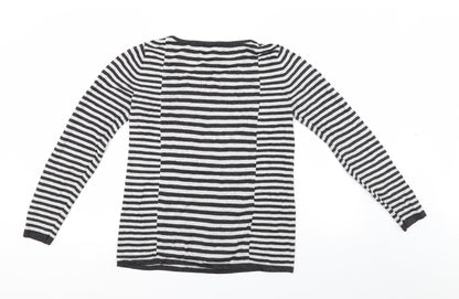 G.H. Bass & Co. Womens Multicoloured Striped  Pullover Jumper Size M