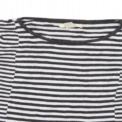 G.H. Bass & Co. Womens Multicoloured Striped  Pullover Jumper Size M