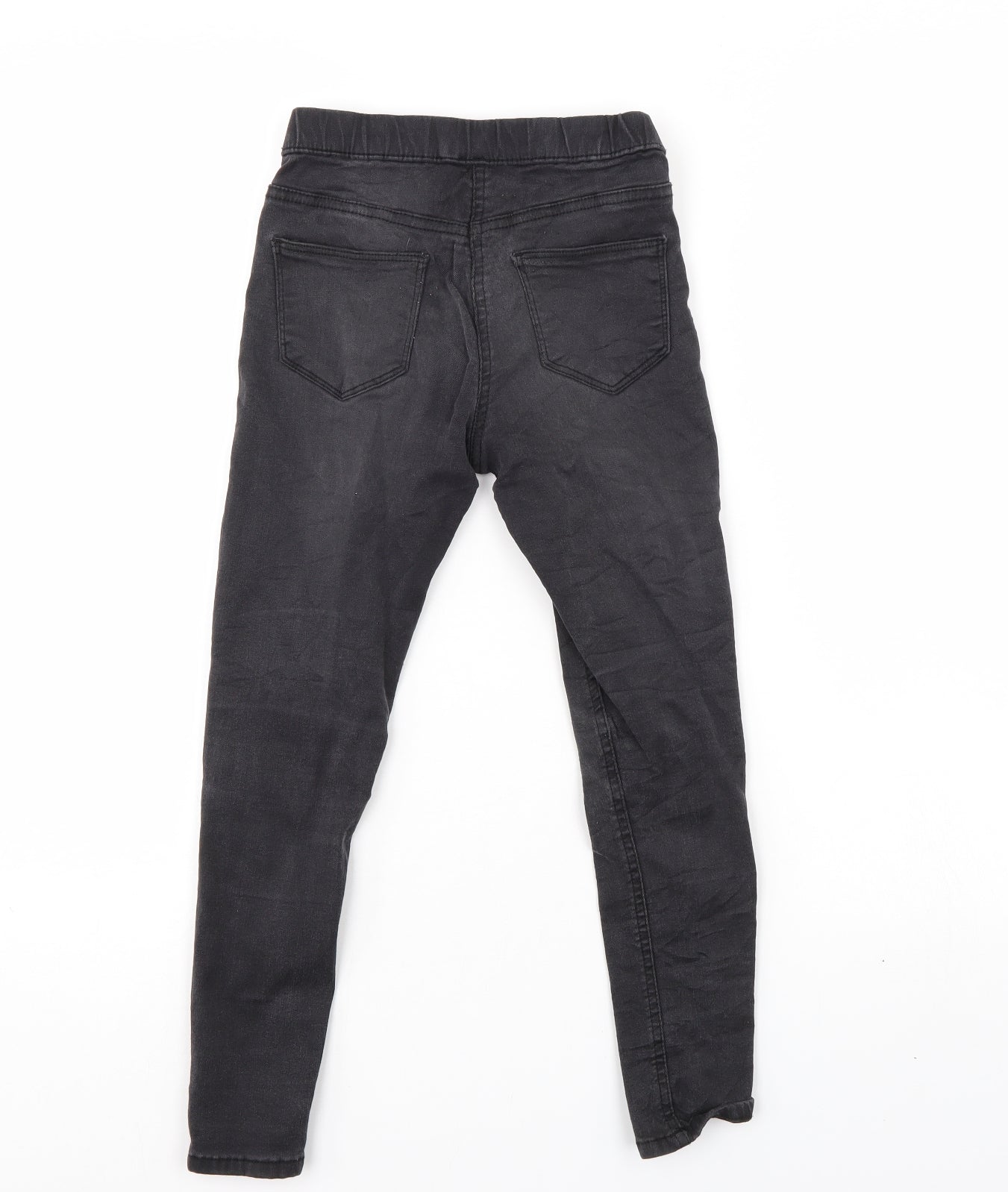 The Rosie Girls Black  Damask Tapered Jeans Size 8 Years