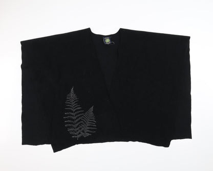 Preworn Womens Black   Cardigan Jumper One Size