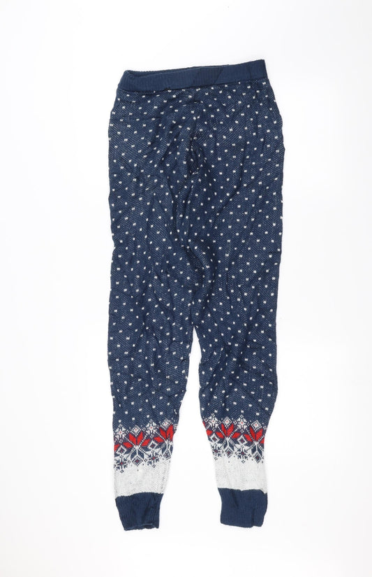 Womens UK Size 8 ASOS Regular Fit Sweatpants Blue Trousers