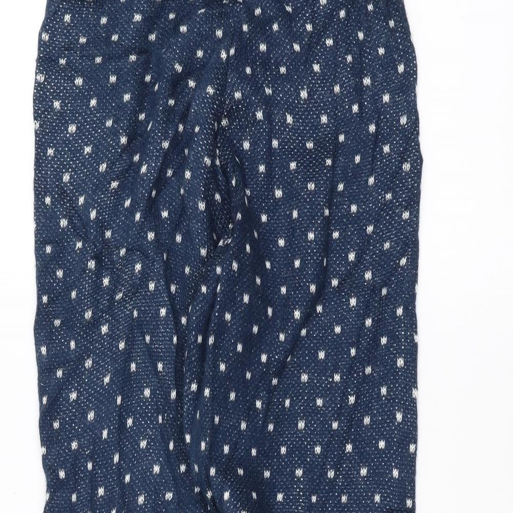 Womens UK Size 8 ASOS Regular Fit Sweatpants Blue Trousers