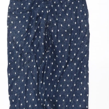 Womens UK Size 8 ASOS Regular Fit Sweatpants Blue Trousers