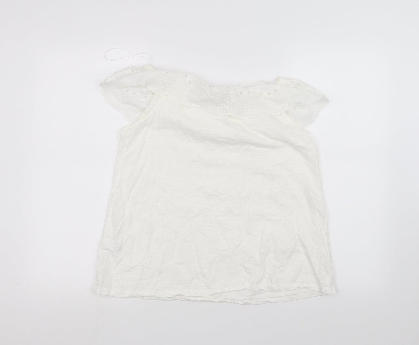 George Womens White   Basic T-Shirt Size 12