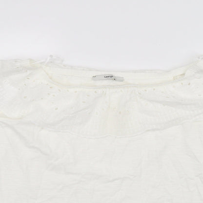 George Womens White   Basic T-Shirt Size 12