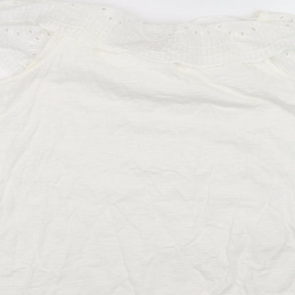 George Womens White   Basic T-Shirt Size 12