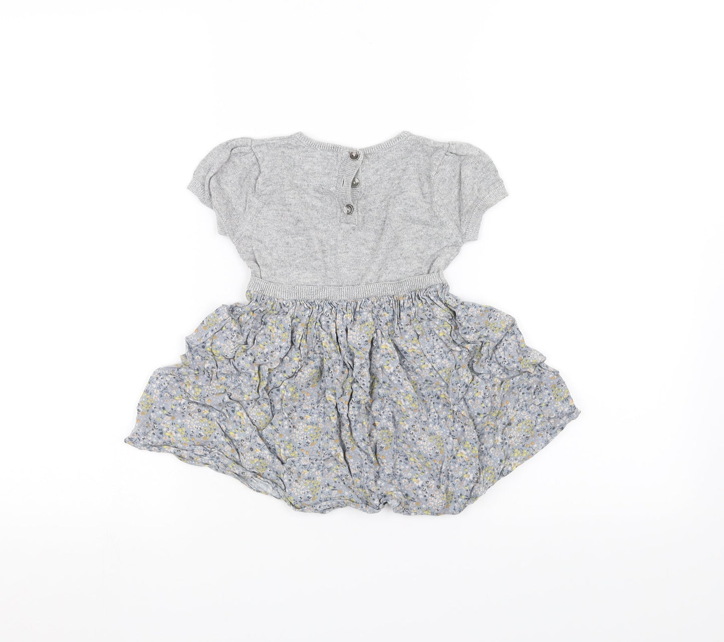 NEXT Baby Grey Floral  A-Line  Size 18-24 Months