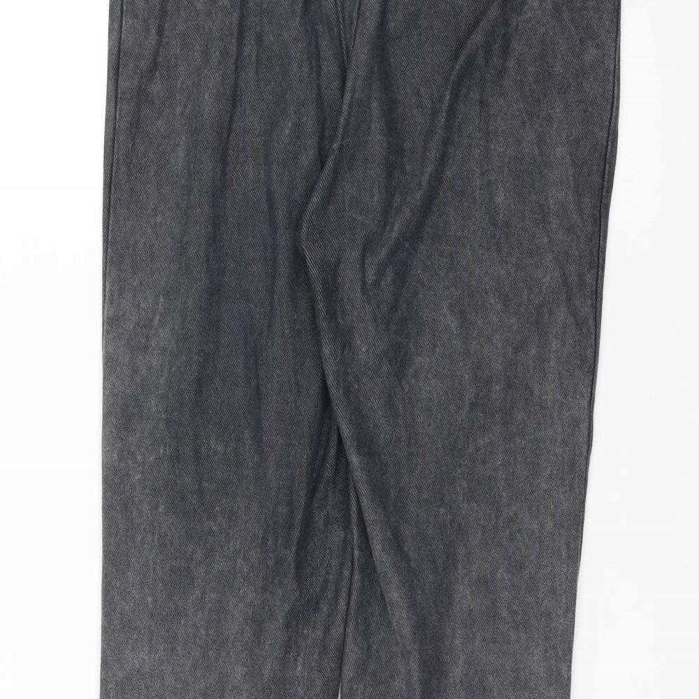 New Look Womens Black   Trousers  Size 12 L27 in