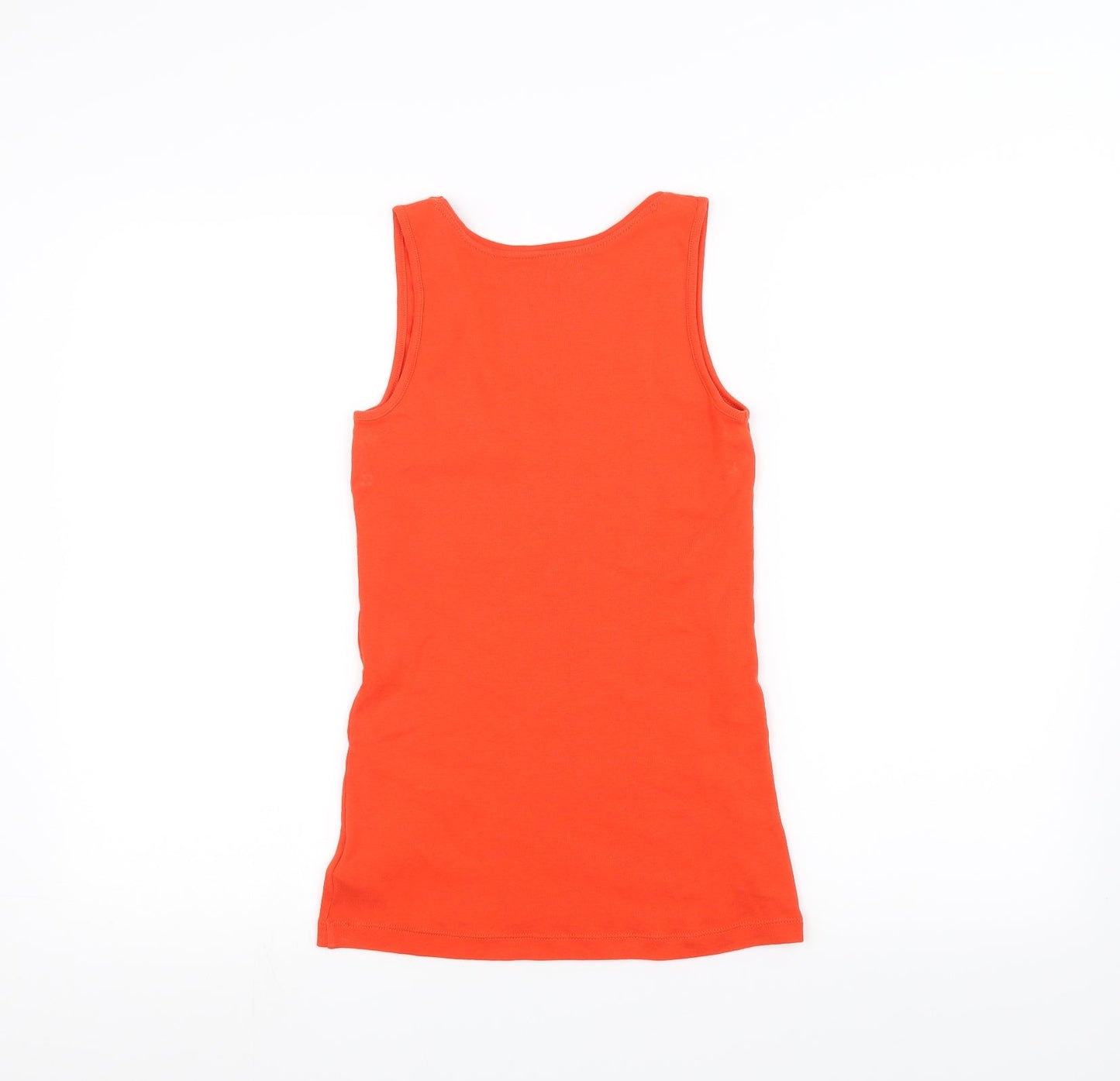 F&F Womens Orange   Basic Tank Size 10