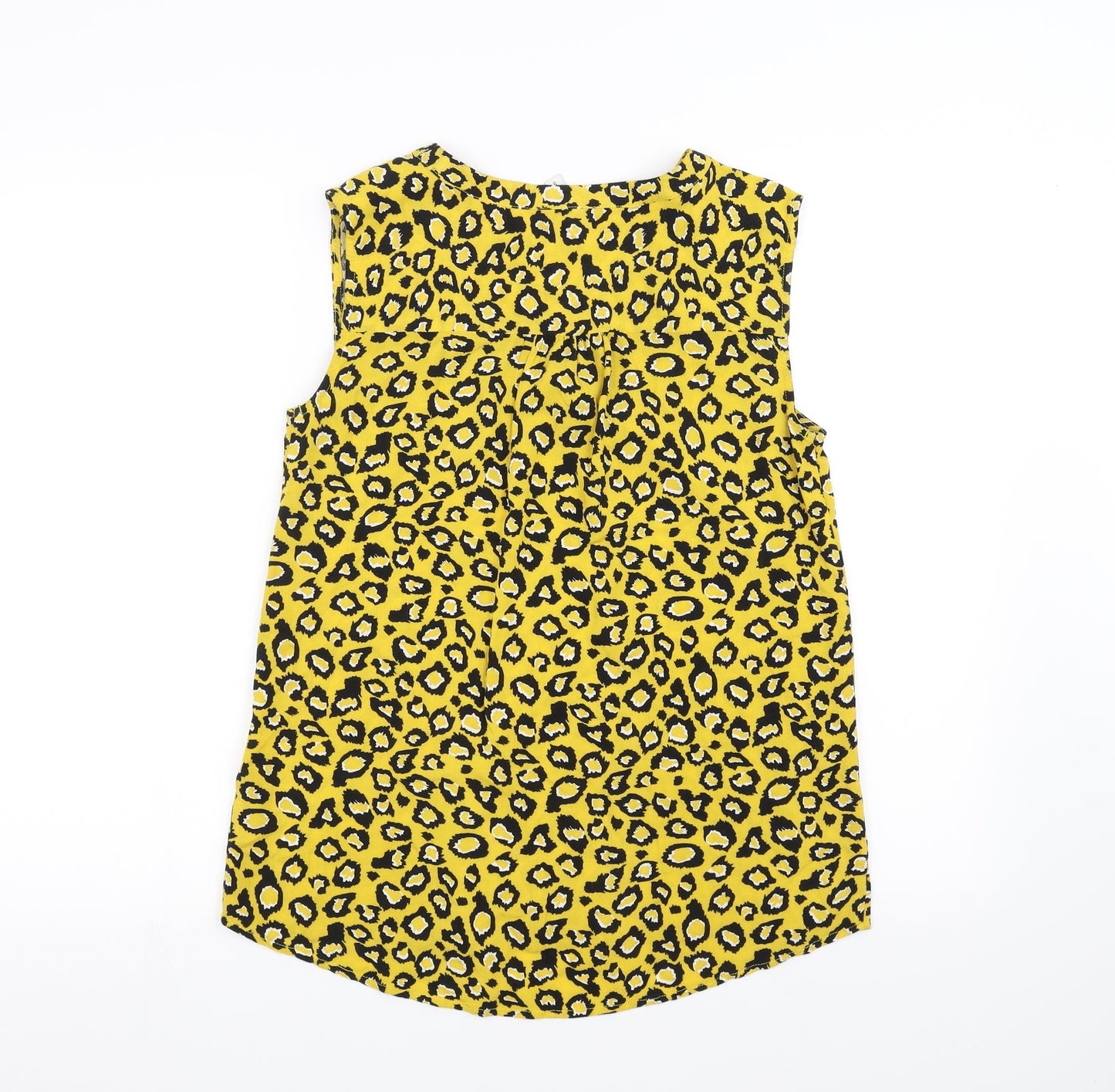 Womens UK Size S Soyaconcept Yellow Basic T-Shirt