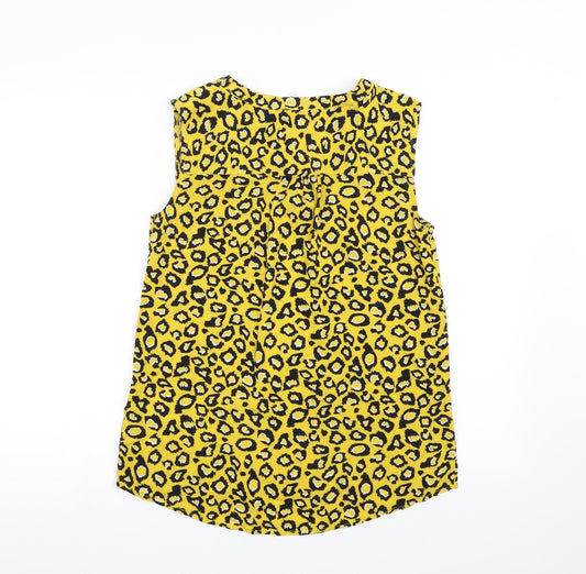 Womens UK Size S Soyaconcept Yellow Basic T-Shirt
