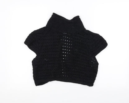 Gap Womens Black  Knit Jacket Coatigan Size L