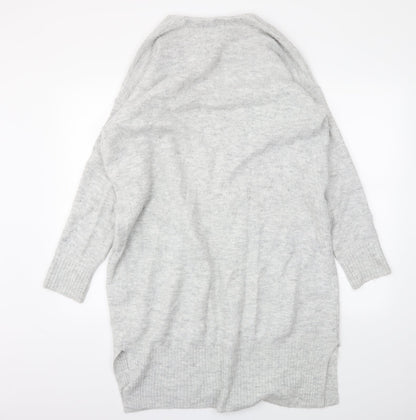 H&M Womens Grey   Cardigan Jumper Size S