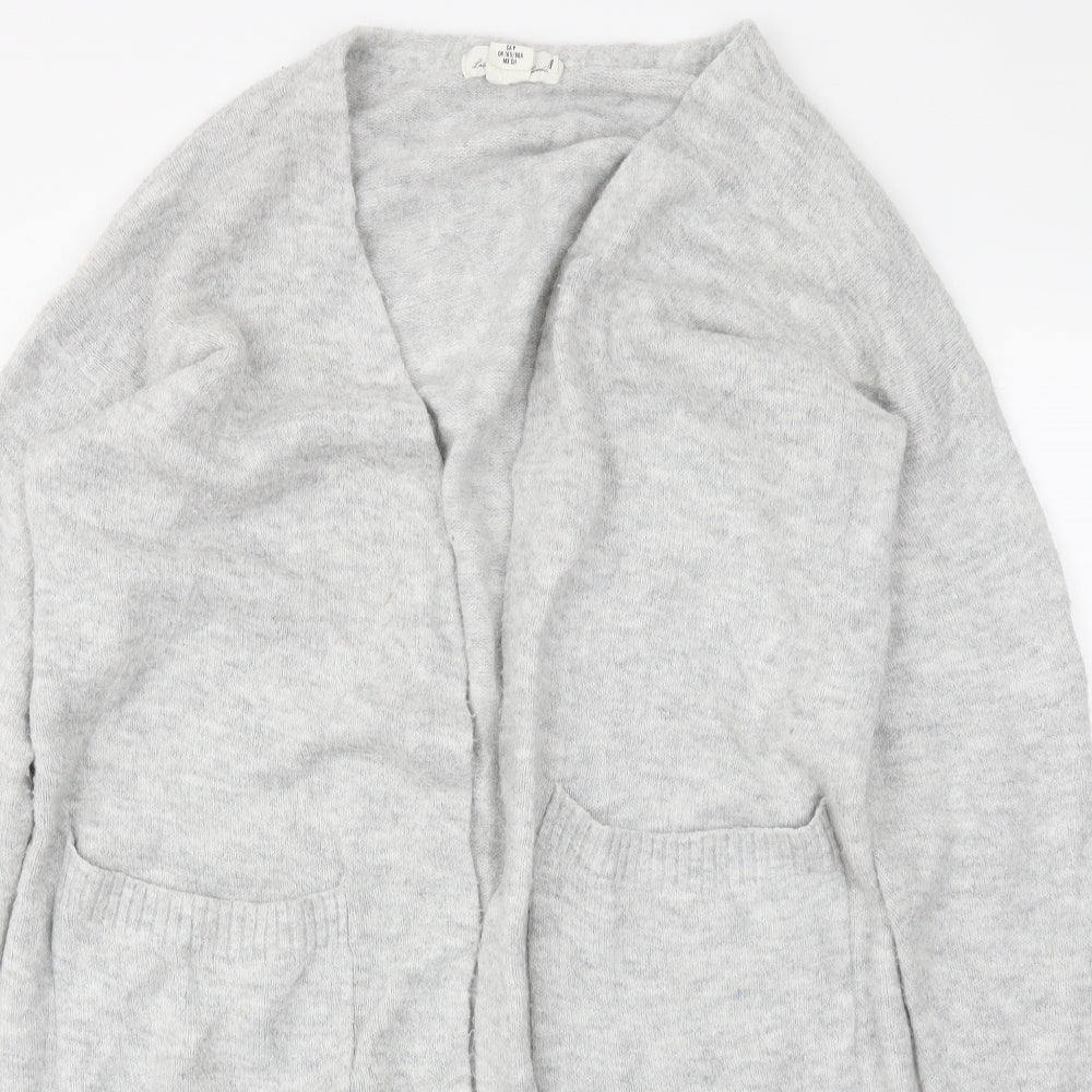 H&M Womens Grey   Cardigan Jumper Size S