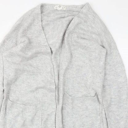 H&M Womens Grey   Cardigan Jumper Size S
