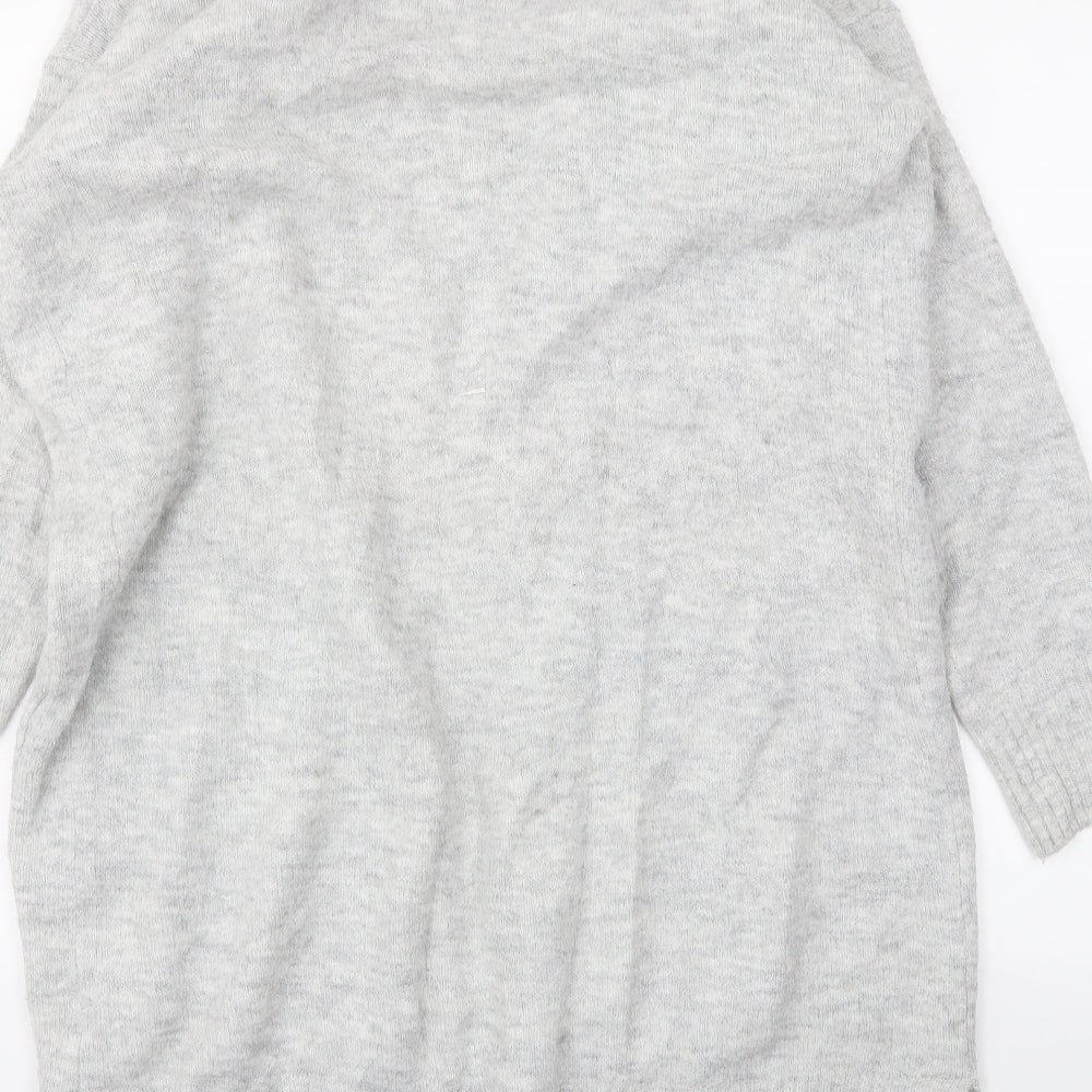 H&M Womens Grey   Cardigan Jumper Size S