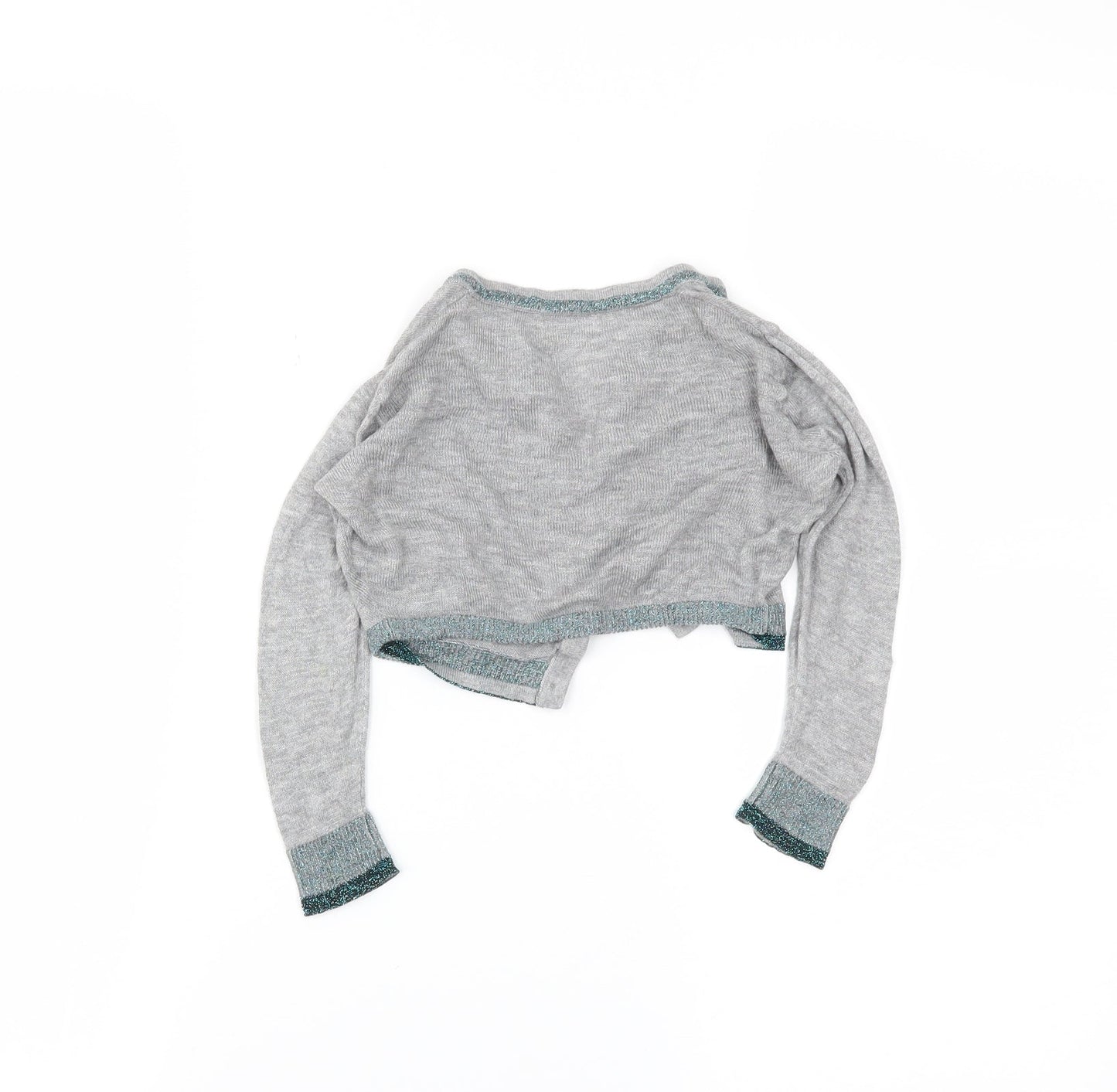 NEXT Girls Grey   Cardigan Jumper Size 3 Years