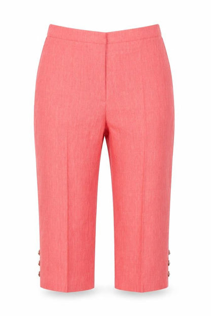 Womens UK Size 30 in Preworn Regular Fit Cropped Red Trousers