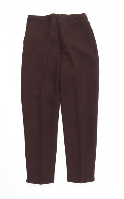Womens UK Size 30 in Preworn Regular Fit  Brown Trousers