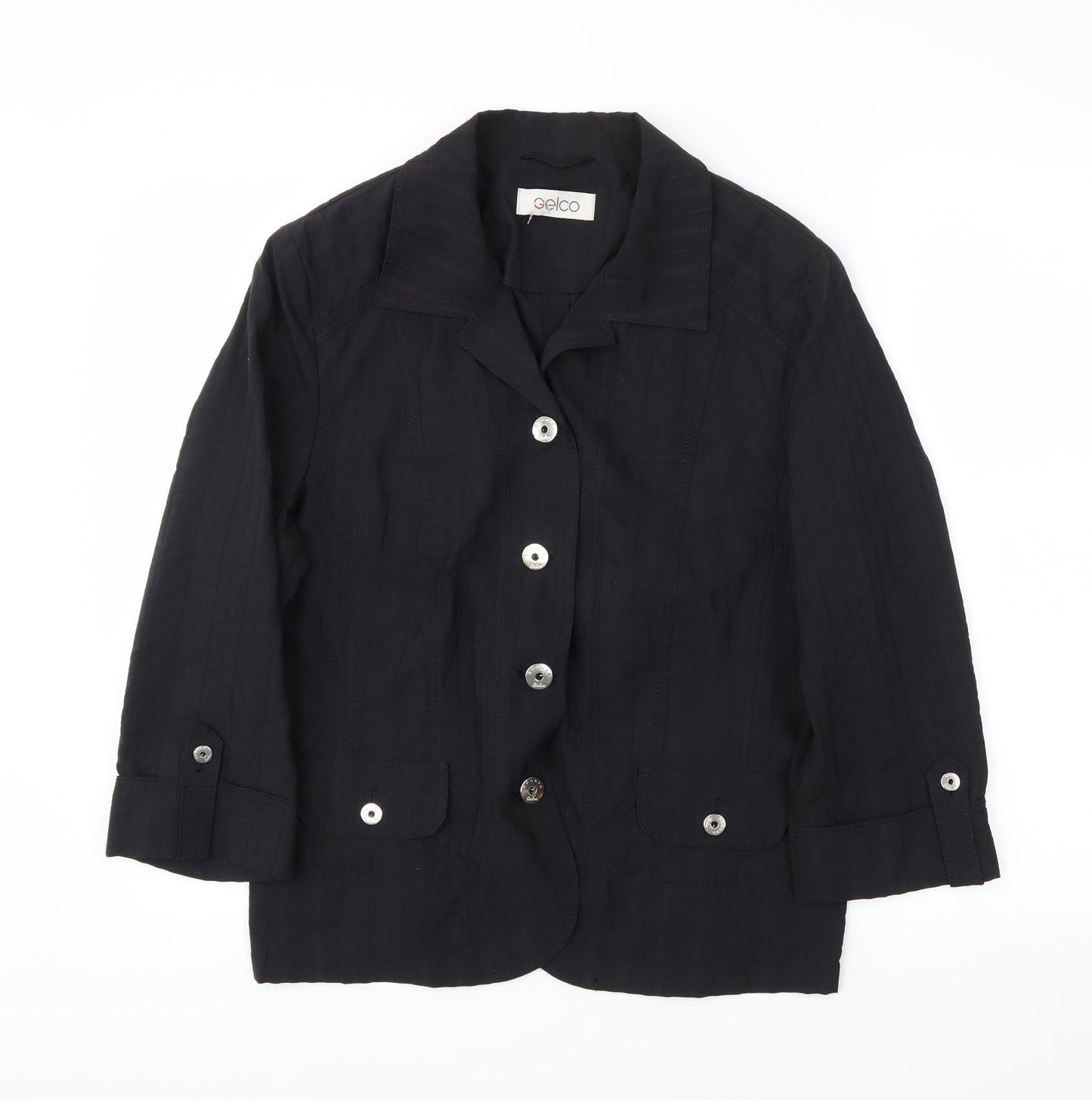 Womens UK Size 14 Gelco Black Jacket
