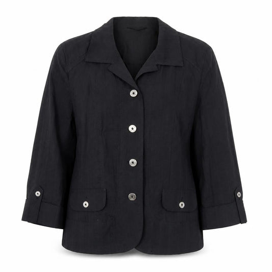 Womens UK Size 14 Gelco Black Jacket