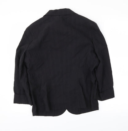 Womens UK Size 14 Gelco Black Jacket