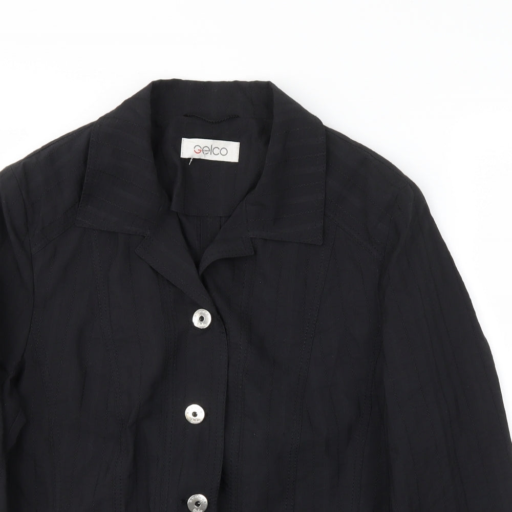 Womens UK Size 14 Gelco Black Jacket